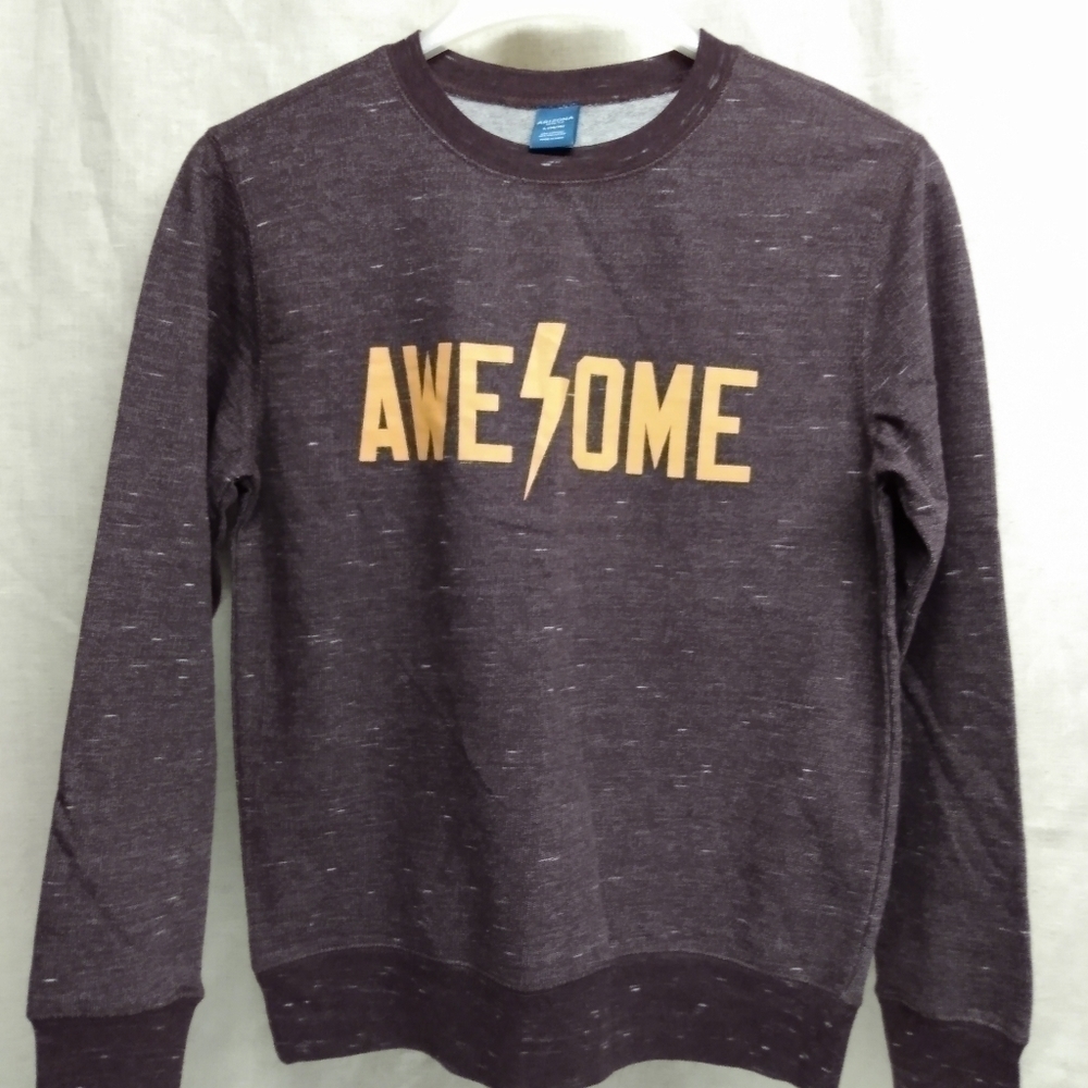 Arizona Boys Sweatshirt, sz L, Burgundy & Gold, 60% cotton 40% polyester, NWOT